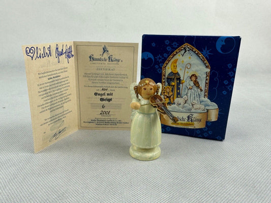 Kathe Wohlfahrt Engel mit Geige Angel with Violin Limited Edition 6/100 2001