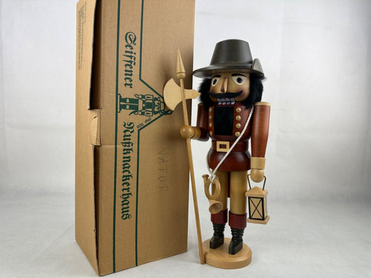 Nutcracker Night Watchman Seiffener Christian Ulbrich 36cm Nussknacker Wachmann