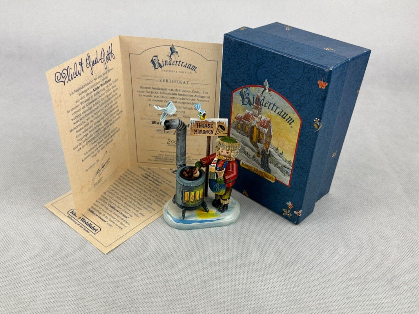 Kathe Wohlfahrt Maronenverkäufer Chestnut Seller Limited Edition 159/1000 2001