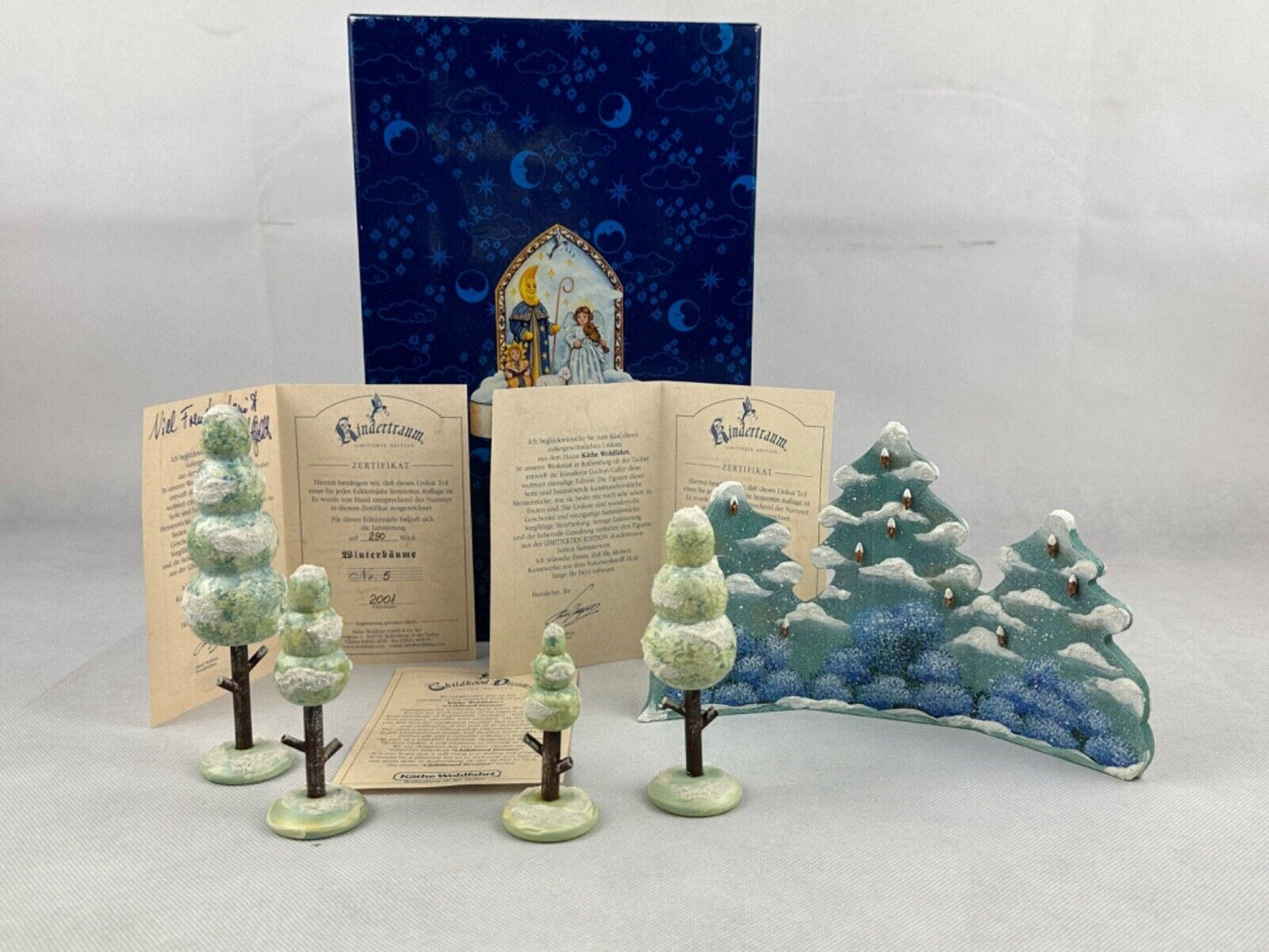 Kathe Wohlfahrt Winterbäume Panorama Bäume trees Limited Edition 5/250 250/300