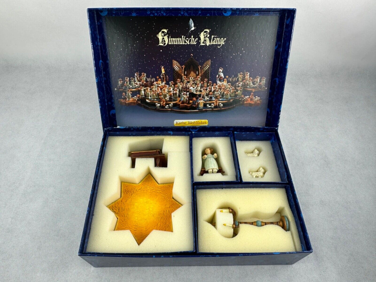 Kathe Wohlfahrt Engel Am Flügel Stehleuchter Stern Angel on Piano Floorlamp Star