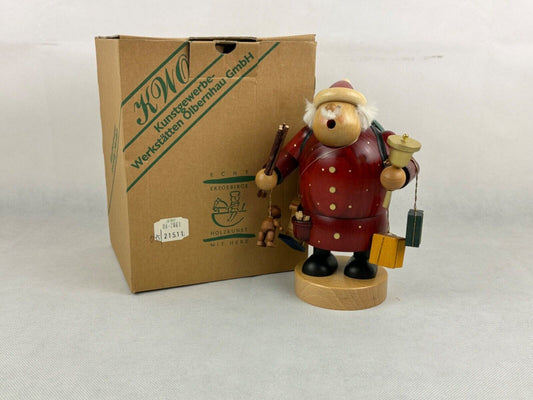 KWO Smoker Nostalgic Santa Claus Kunstgewerbe Werkstätten Erzgebirge Germany