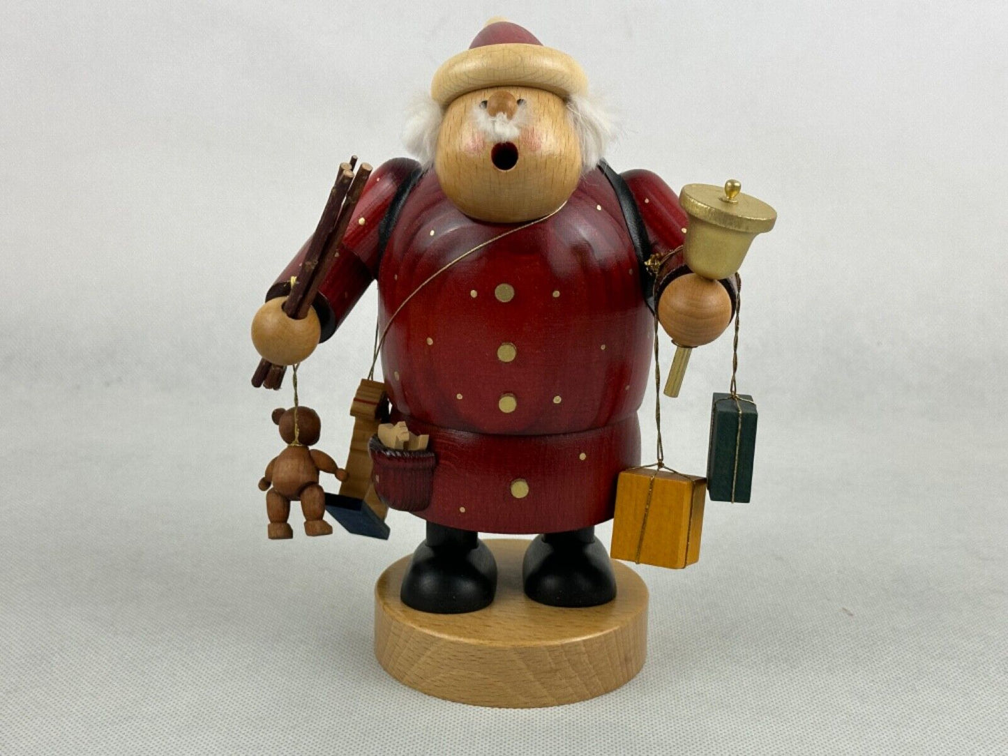 KWO Smoker Nostalgic Santa Claus Kunstgewerbe Werkstätten Erzgebirge Germany