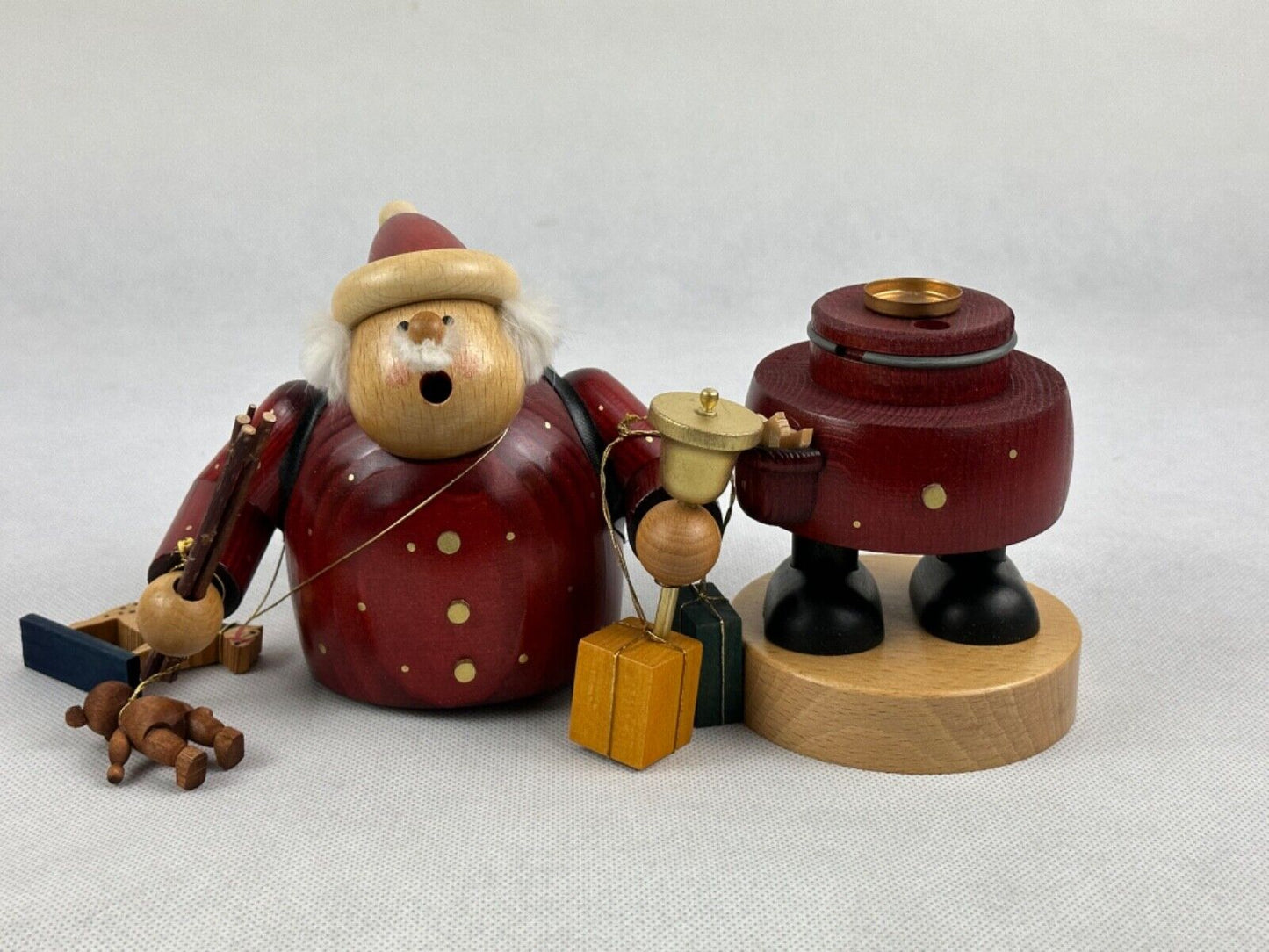 KWO Smoker Nostalgic Santa Claus Kunstgewerbe Werkstätten Erzgebirge Germany