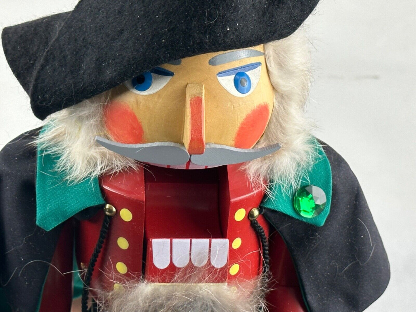 Huge Christian Ulbricht Seiffener Nutcracker 47cm Erzgebirge Germany Handmade