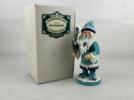 Kathe Wohlfahrt Holzknoddl Santa Smoker Taubervalley 21cm