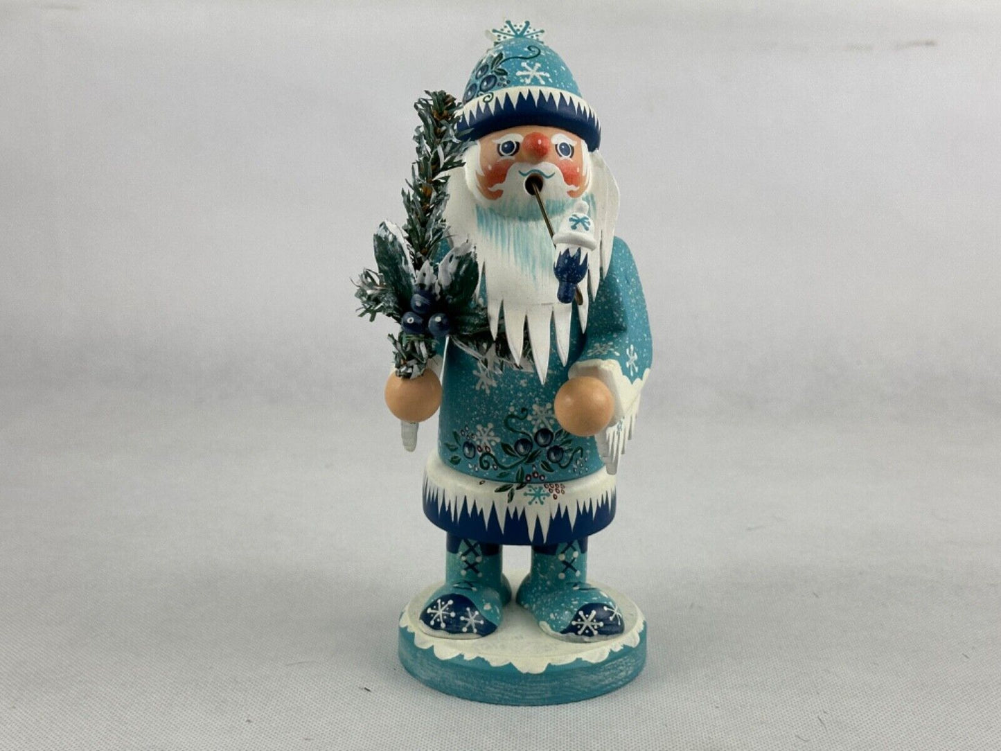 Kathe Wohlfahrt Holzknoddl Santa Smoker Taubervalley 21cm