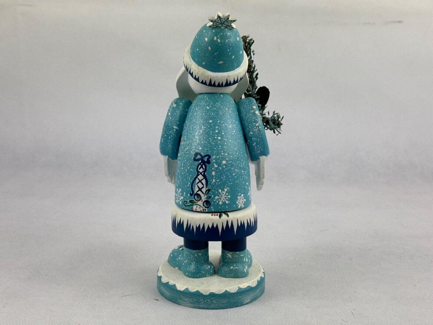 Kathe Wohlfahrt Holzknoddl Santa Smoker Taubervalley 21cm