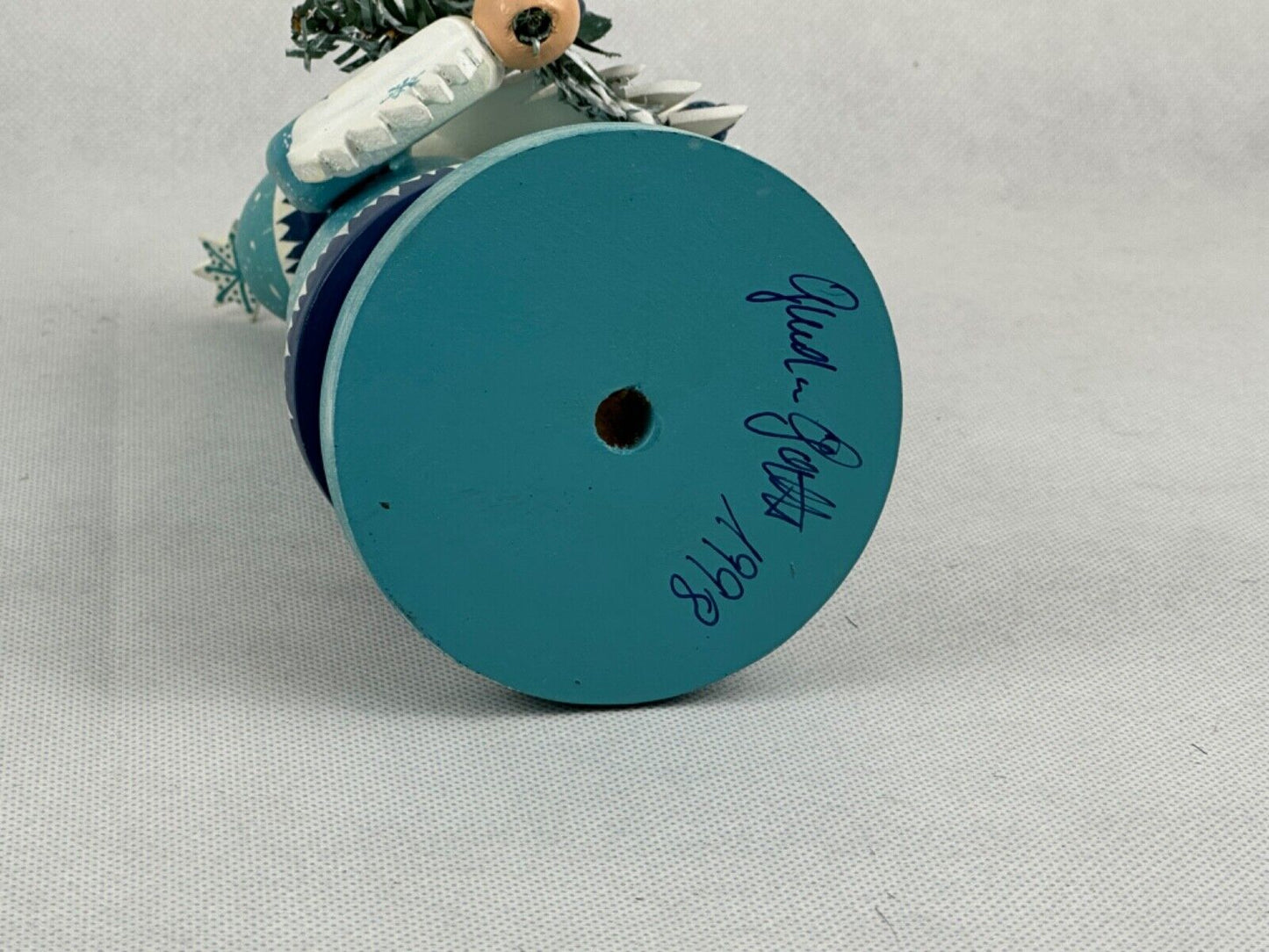 Kathe Wohlfahrt Holzknoddl Santa Smoker Taubervalley 21cm