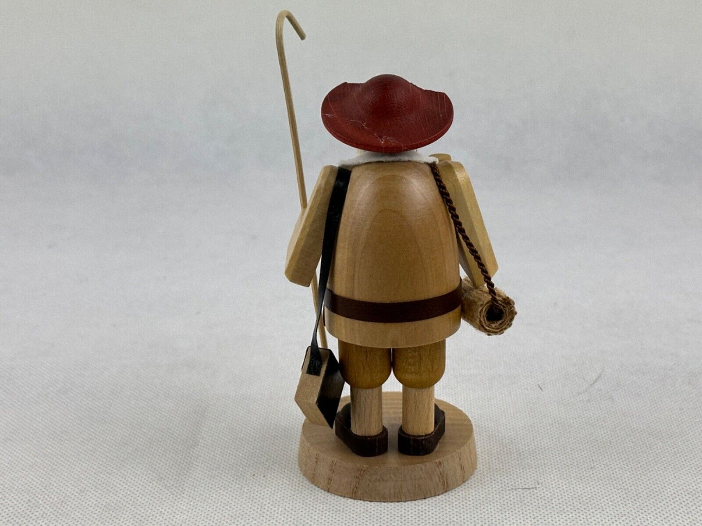 Richard Glasser Smoker Schäfer Shepherd 12cm Erzgebirge Seiffen Germany Handmade