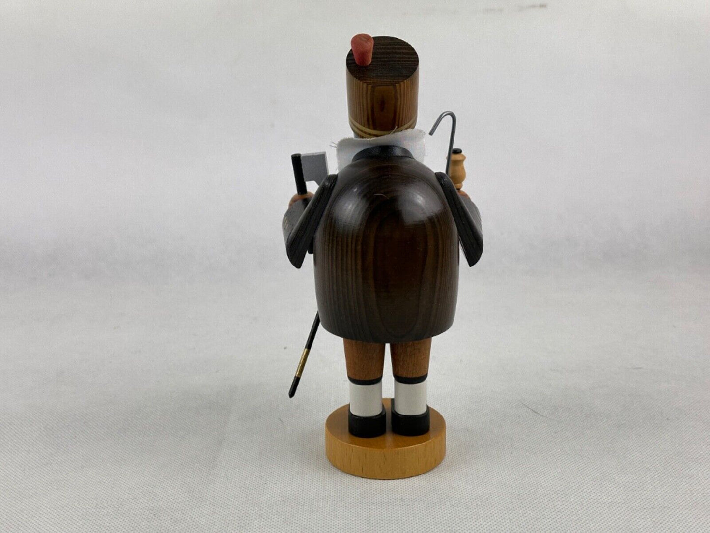 KWO Smoker Bergmann Miner " Glück Auf " Erzgebirge Volkskunst 20cm Germany