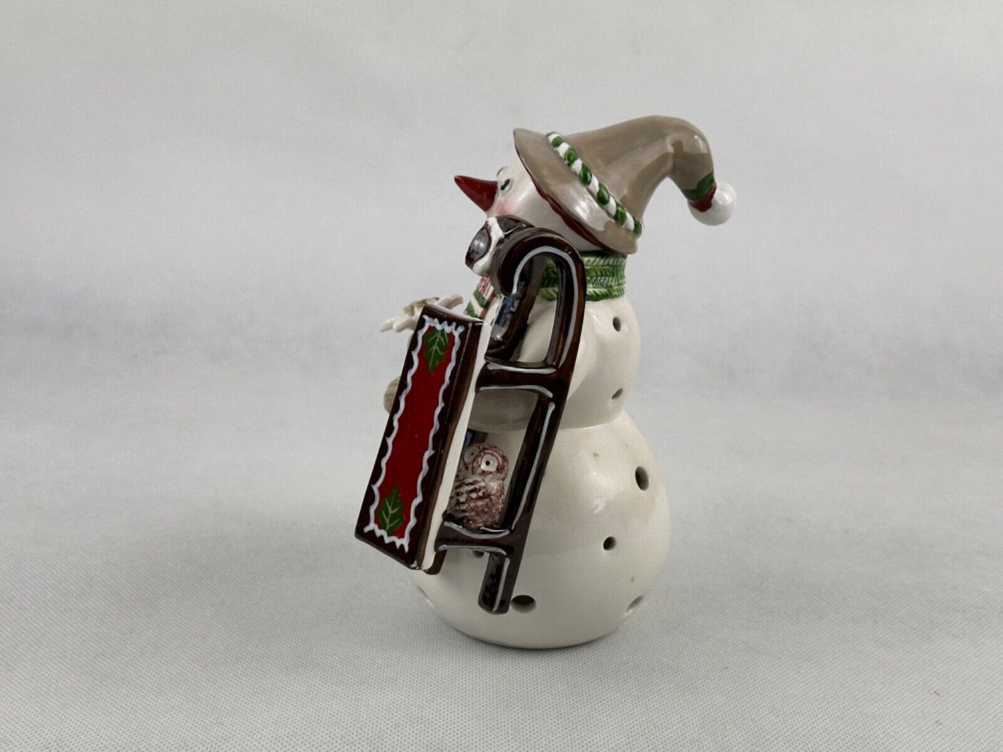 Villeroy Boch Snowman with Sleigh Tea Light 16cm