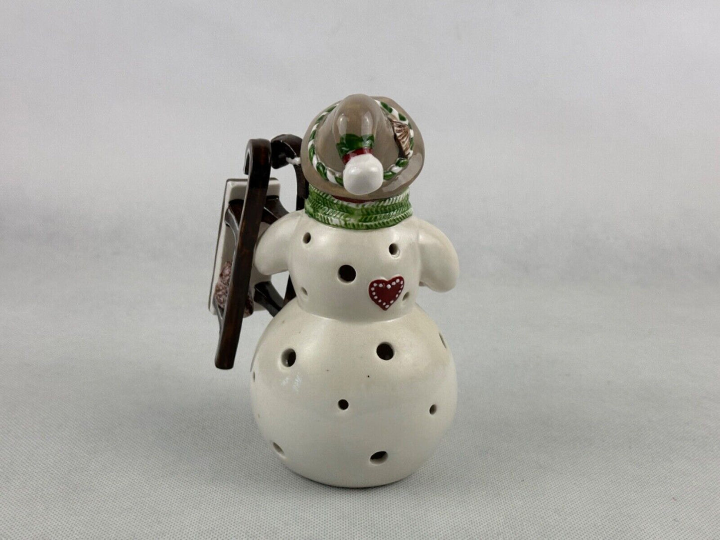 Villeroy Boch Snowman with Sleigh Tea Light 16cm