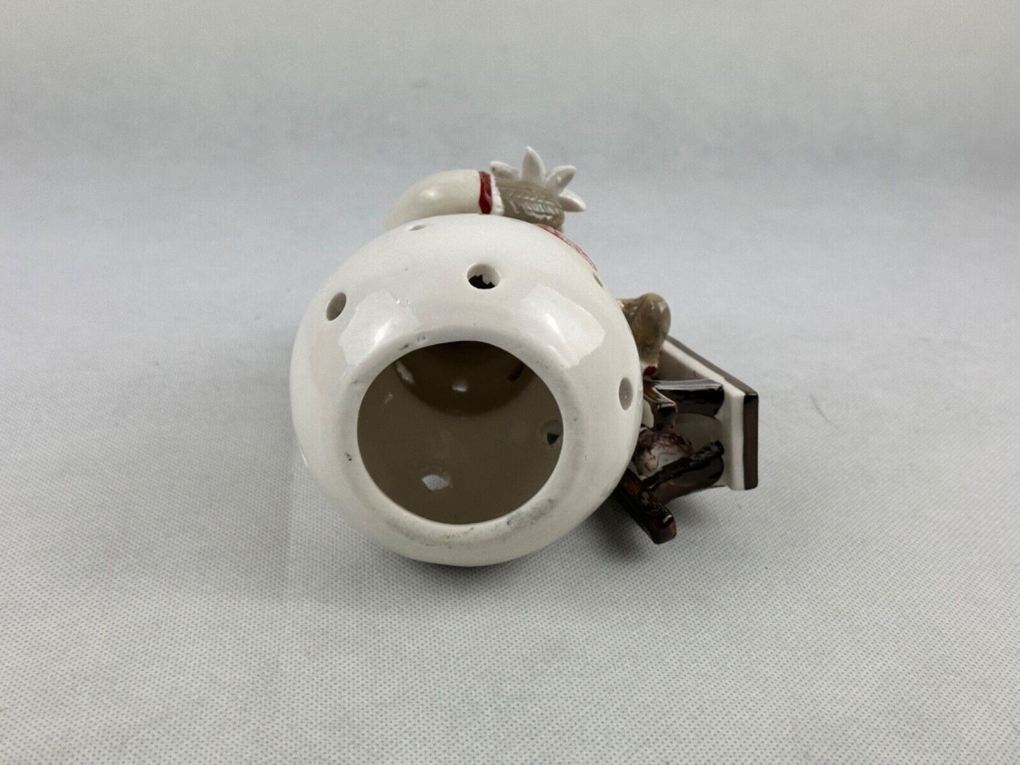 Villeroy Boch Snowman with Sleigh Tea Light 16cm