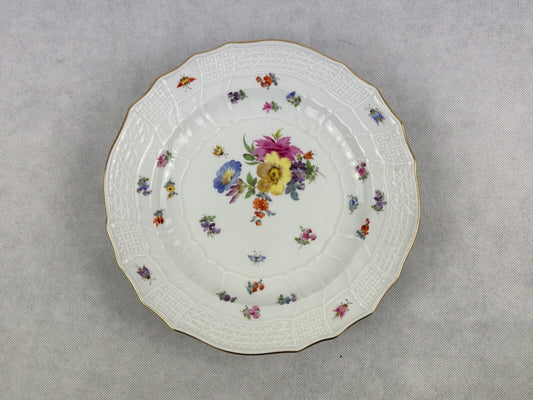 Meissen Neubrandstein magnificent Collector plate Prunk Teller 24,5 cm