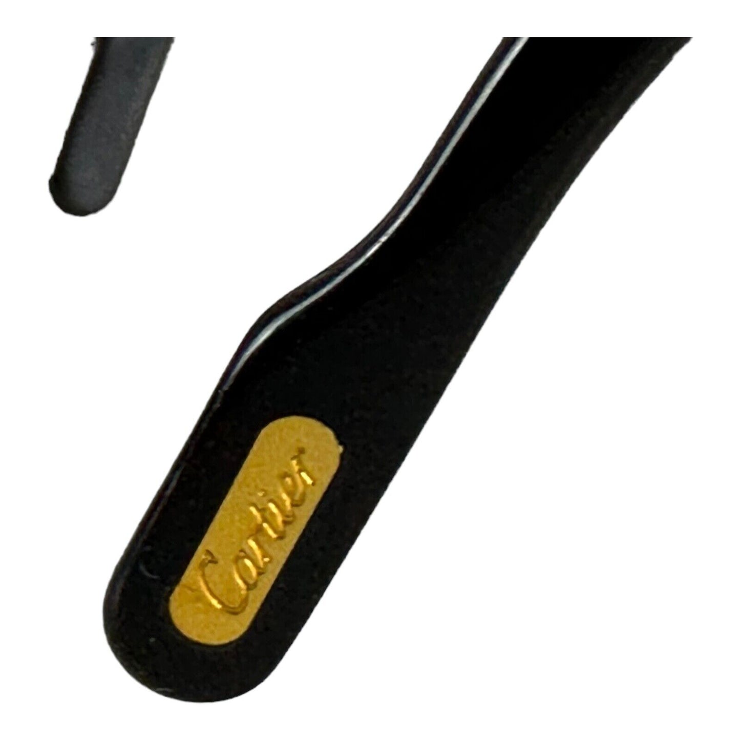 Cartier Trinity Tortoise Brown Gold Sunglasses Full Set with Box Vintage 90s