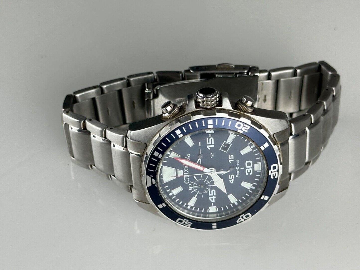 Citizen Eco-Drive Blue Men's Watch AT2431-87L 45mm