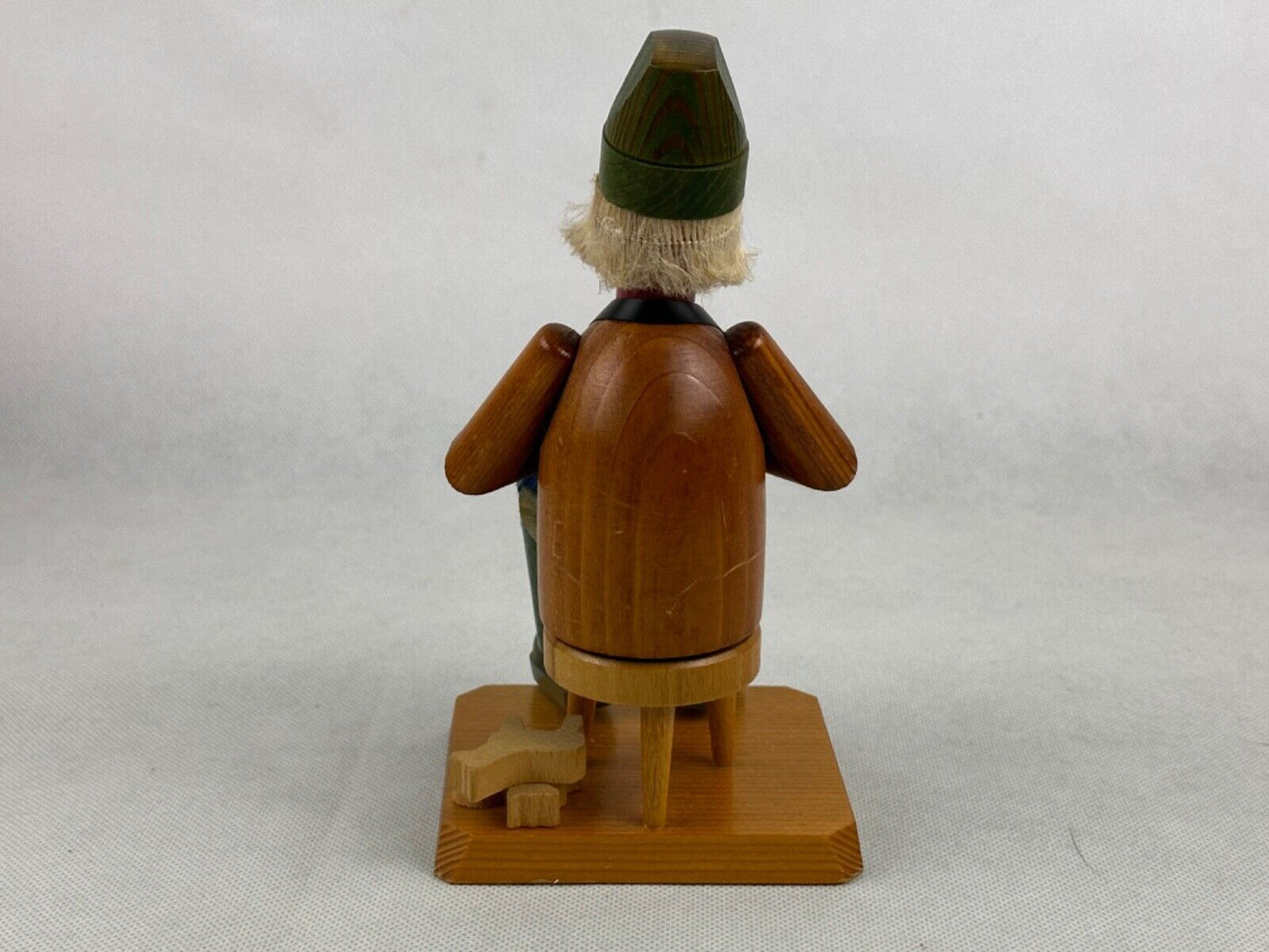 Christian Ulbricht smoker Holzschnitzer Wood Craver Toy Maker 7" 18cm Germany