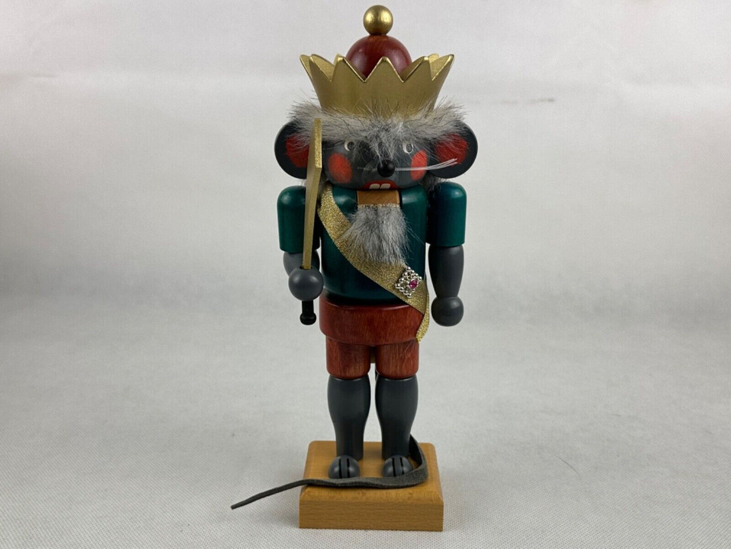 Christian Ulbricht Nutcracker Mouse King 9.8" 25cm Germany