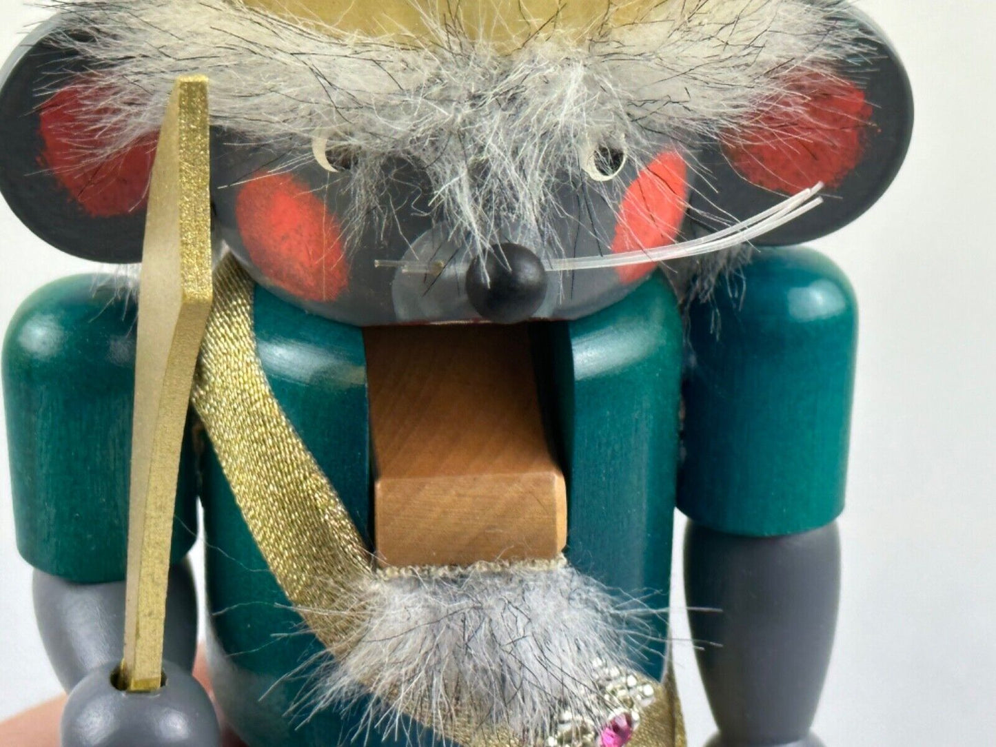 Christian Ulbricht Nutcracker Mouse King 9.8" 25cm Germany