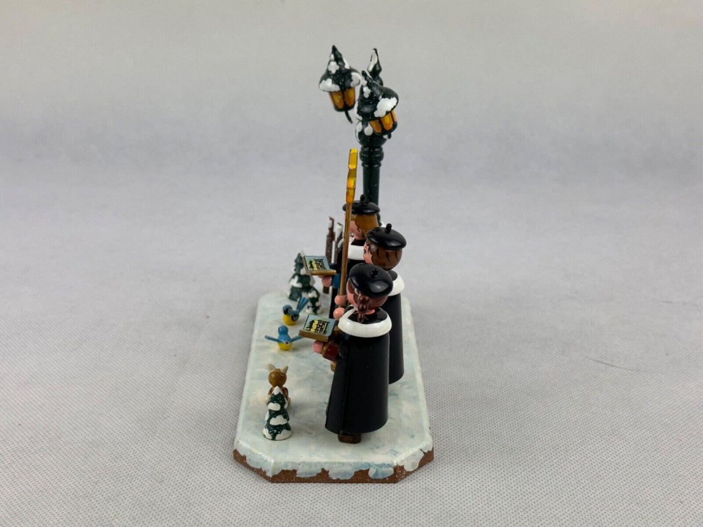 Hubrich Kurrendesänger Carol singer Volkskunst Handmade Germany 13x16cm