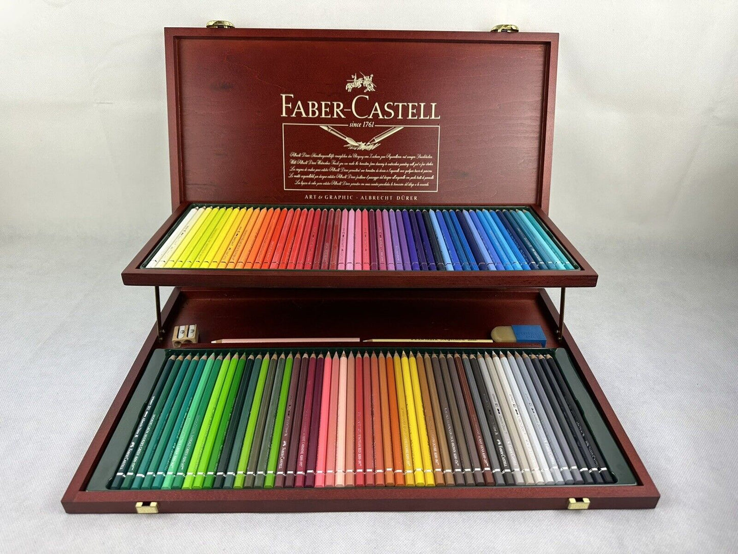 Faber Castell 100 Colered Pens In Wooden Case Art & Graphic Albrecht Dürer