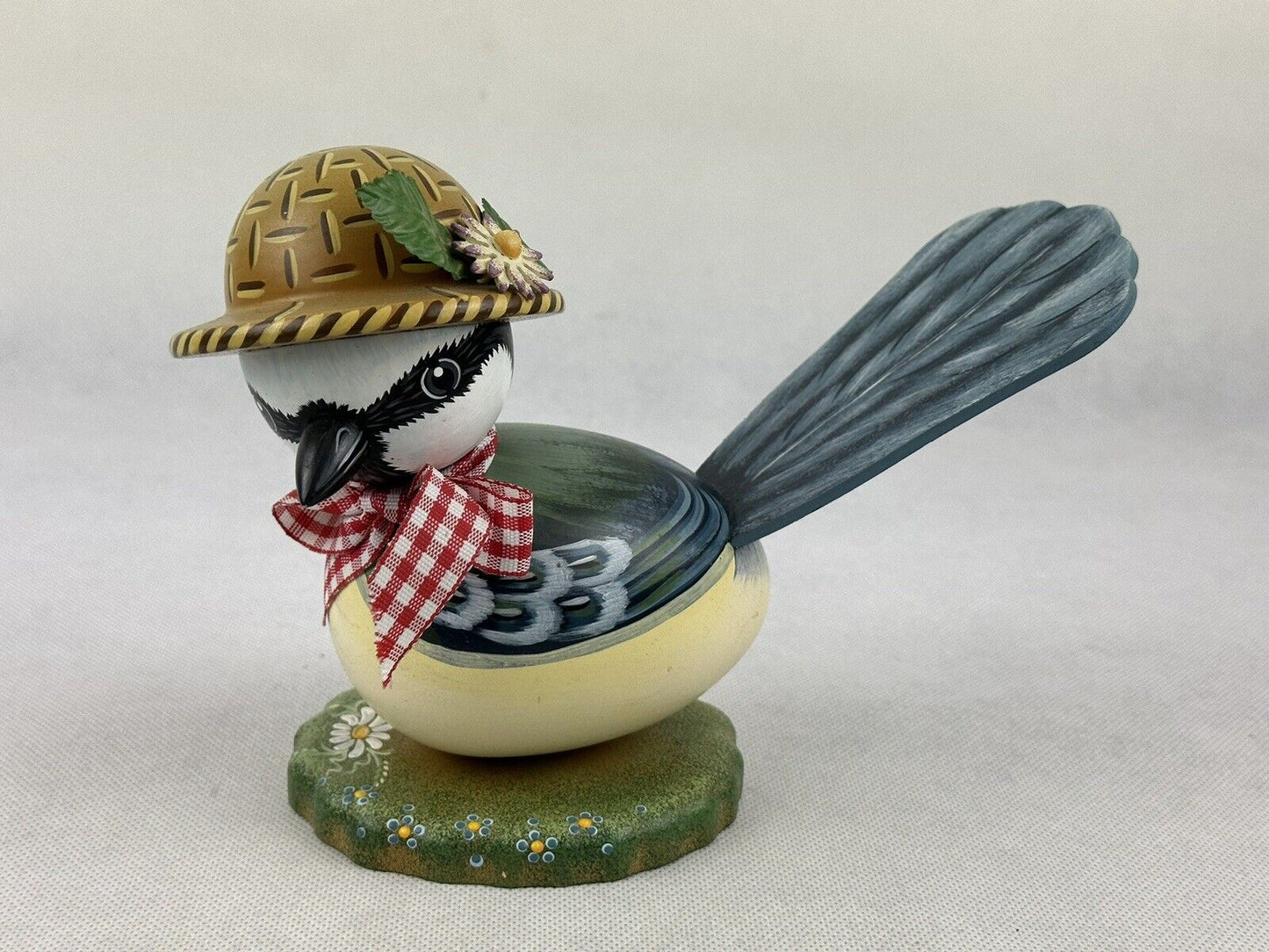 Hubrig Volkskunst Blaumeisenliesl Bluetitsliesl 5.5“ Handmade Germany