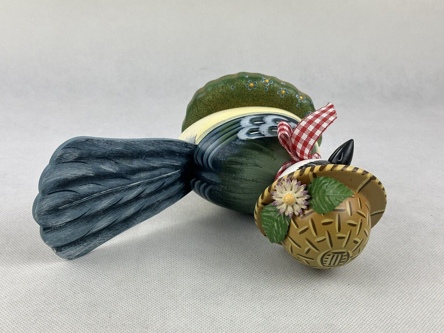 Hubrig Volkskunst Blaumeisenliesl Bluetitsliesl 5.5“ Handmade Germany