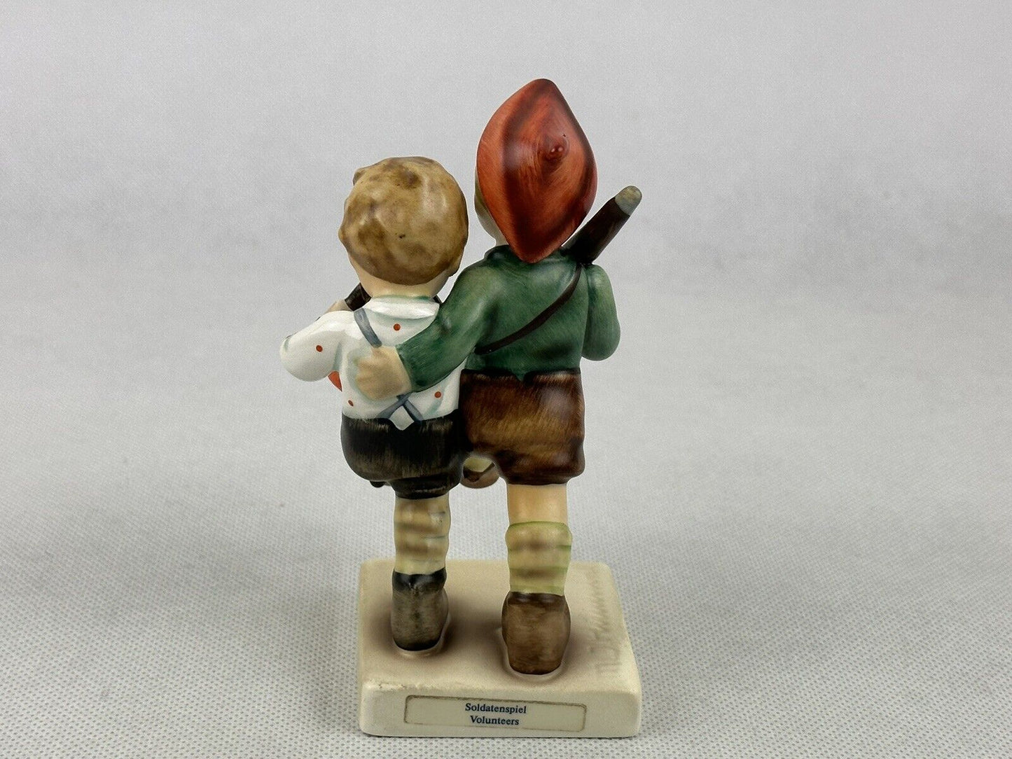 Goebel Hummel 50 2/0 Volunteers Soldatenspiel Collectible Figurine 4.3“ Germany
