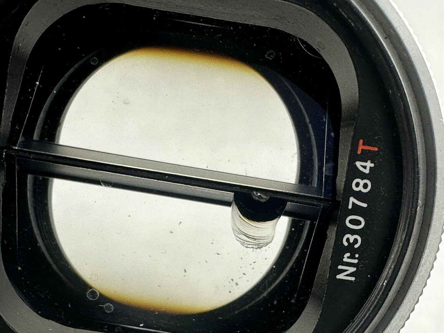 Zeiss Jena Macro Beam Splitter f =50/0,15-2m Lens Germany Silver Red T