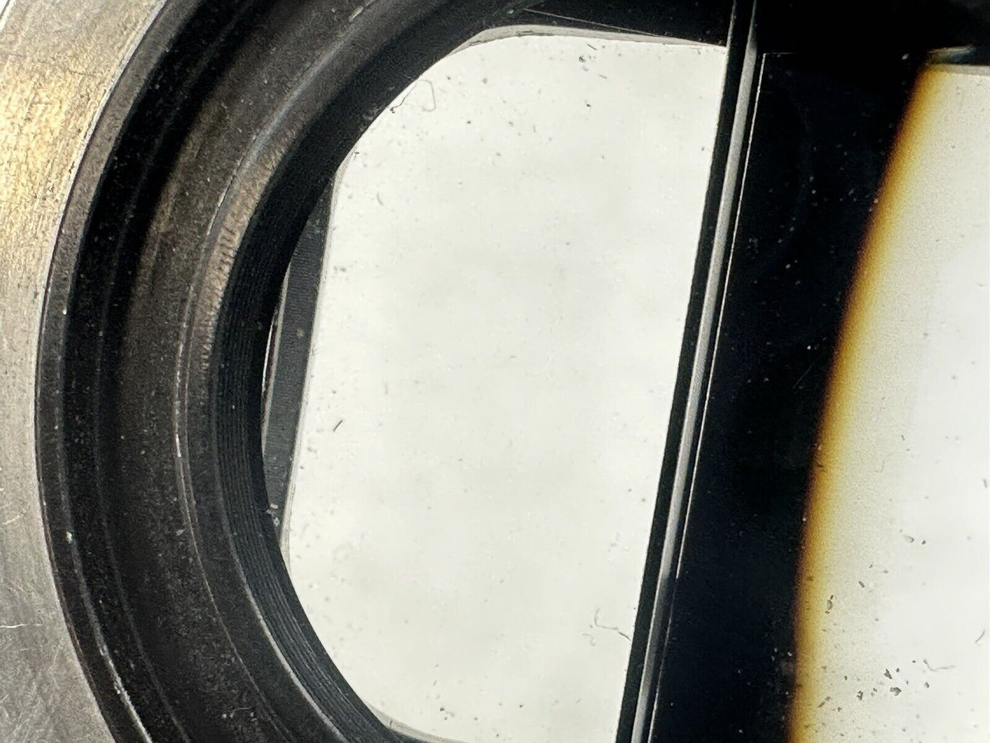 Zeiss Jena Macro Beam Splitter f =50/0,15-2m Lens Germany Silver Red T