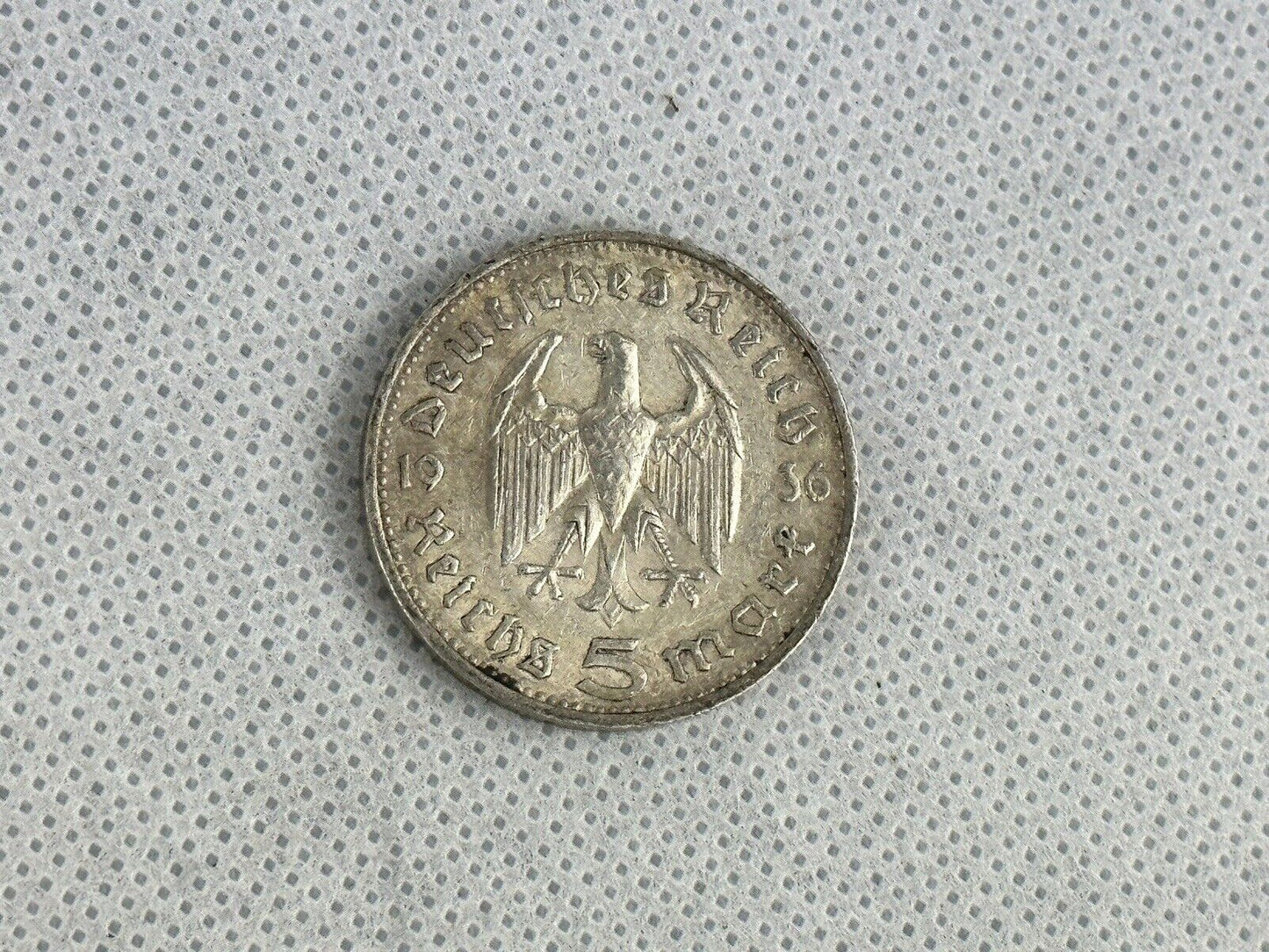 GERMAN 20x 5 REICHSMARK 1936  Bismarck Silver 3RD Reich WW2 Coin Collection MARK