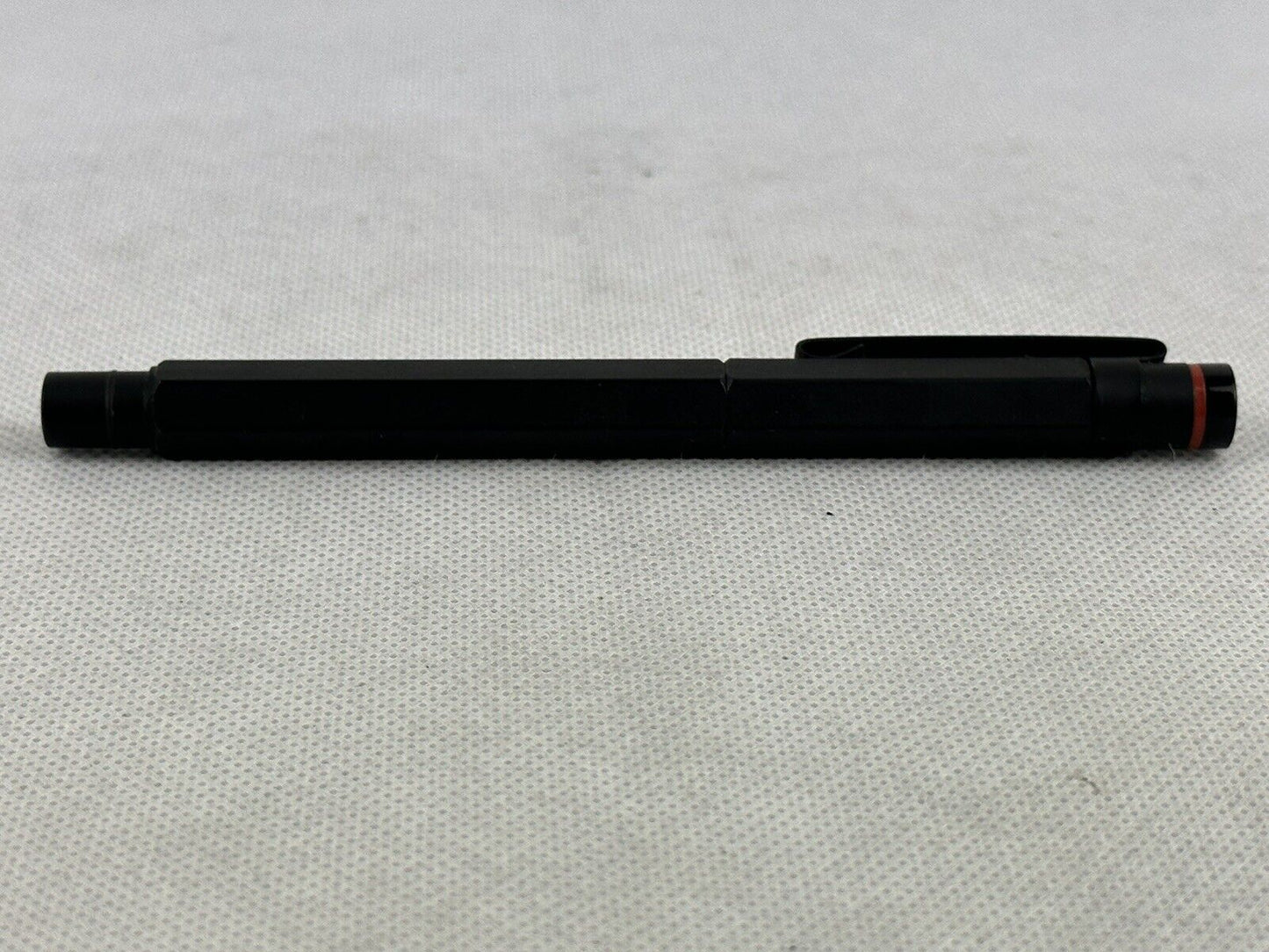 Rotring 600 Newton Rollerball Black Matte Vintage Rare Hexagonal