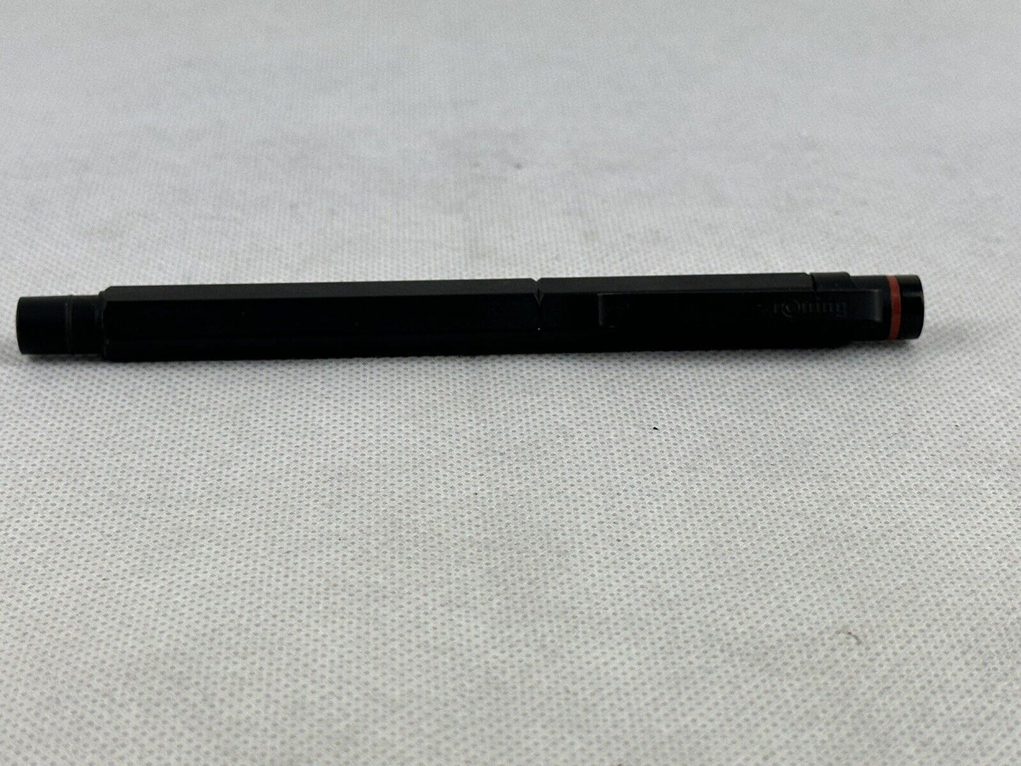 Rotring 600 Newton Rollerball Black Matte Vintage Rare Hexagonal