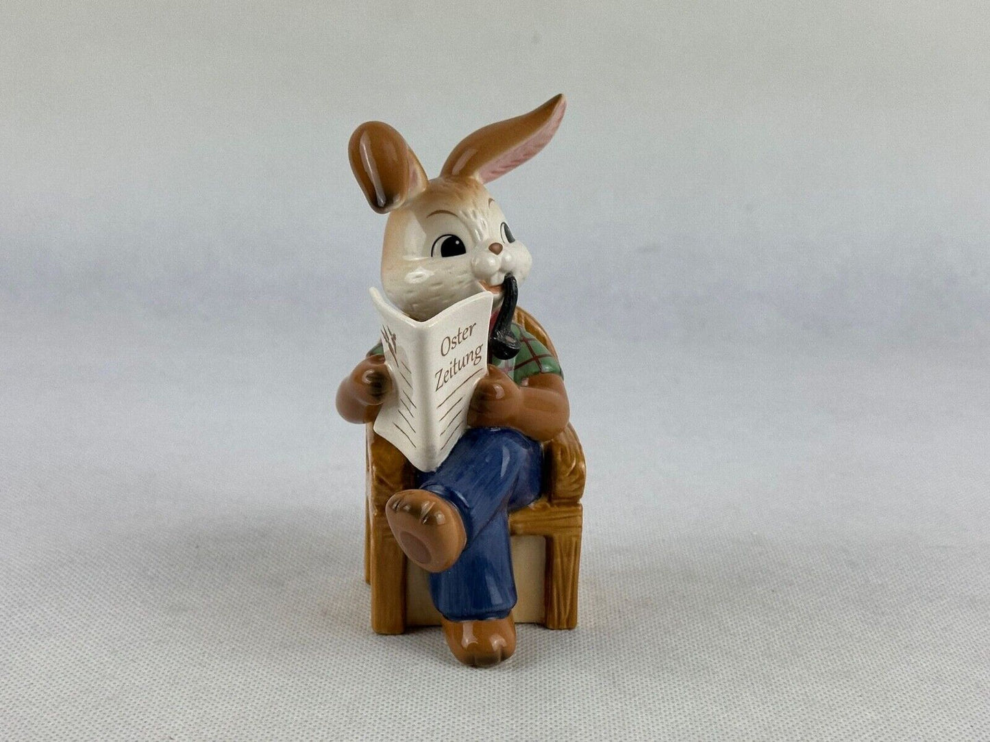 Goebel easter ,,uncle is the funniest” Ostern Porcelain incl. Original Box 4.7“