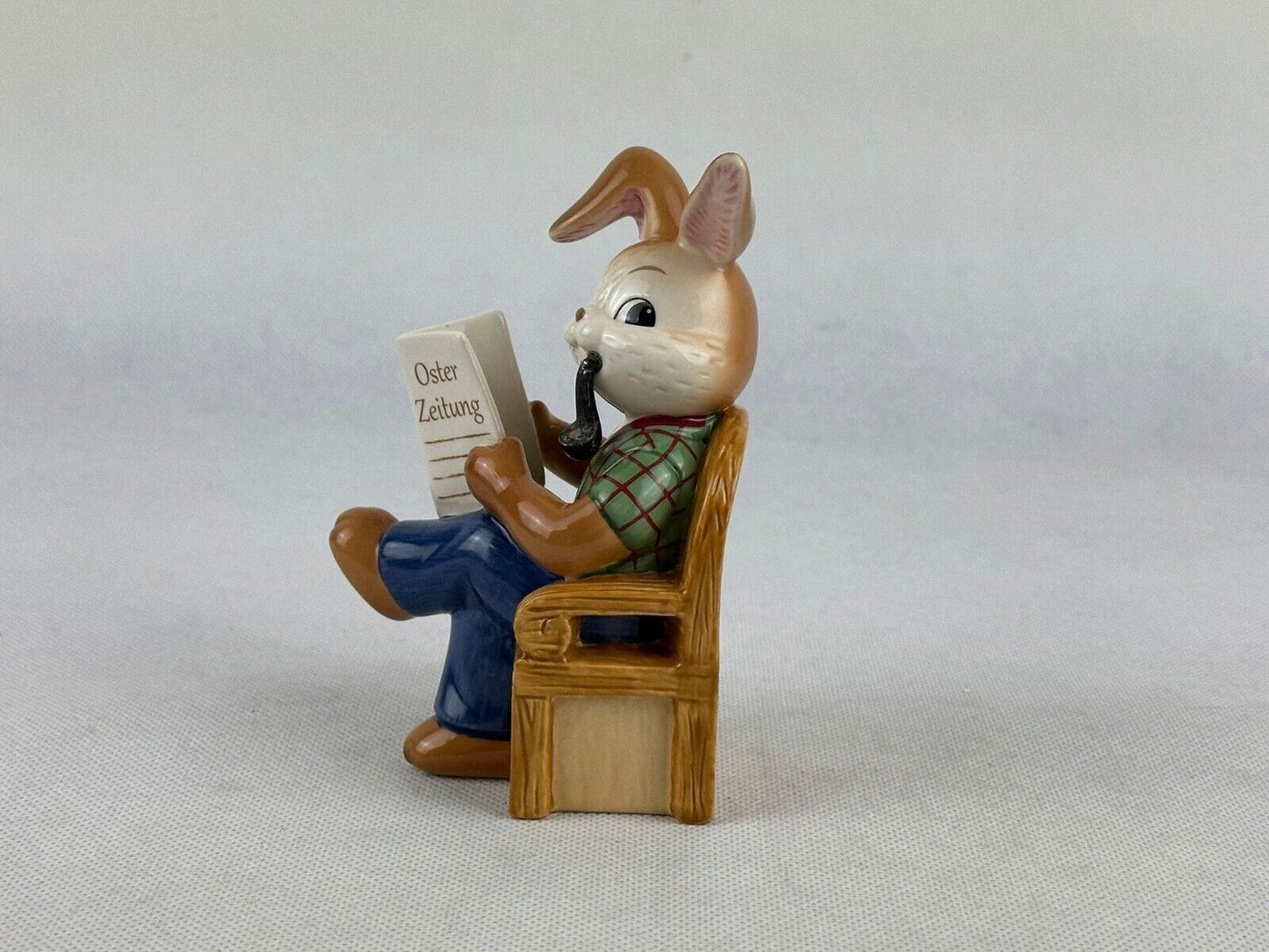 Goebel easter ,,uncle is the funniest” Ostern Porcelain incl. Original Box 4.7“