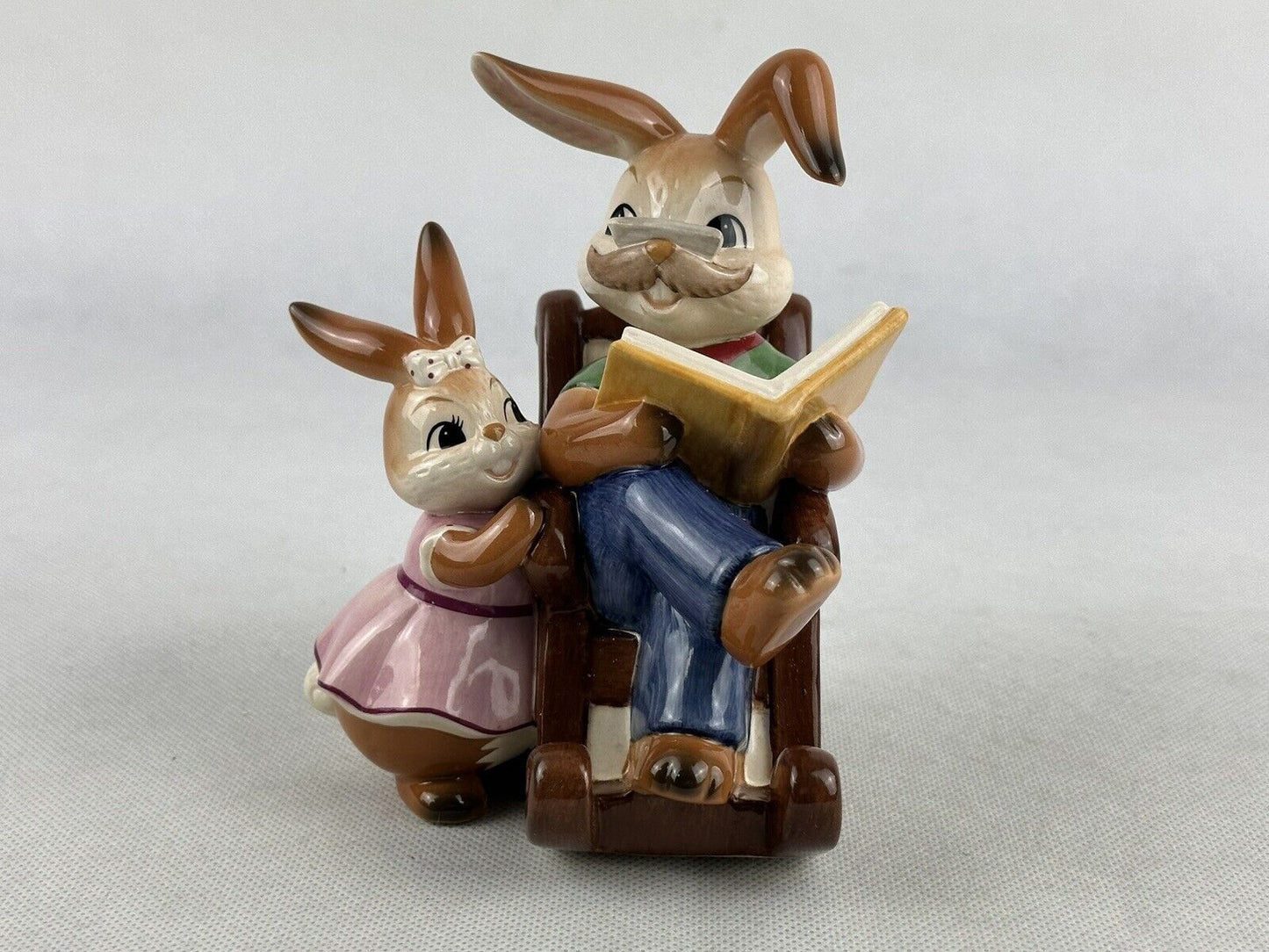 Goebel Easter Opas Märchenstunde Grandpa’s Story Time Porcelain 5.1“ Germany