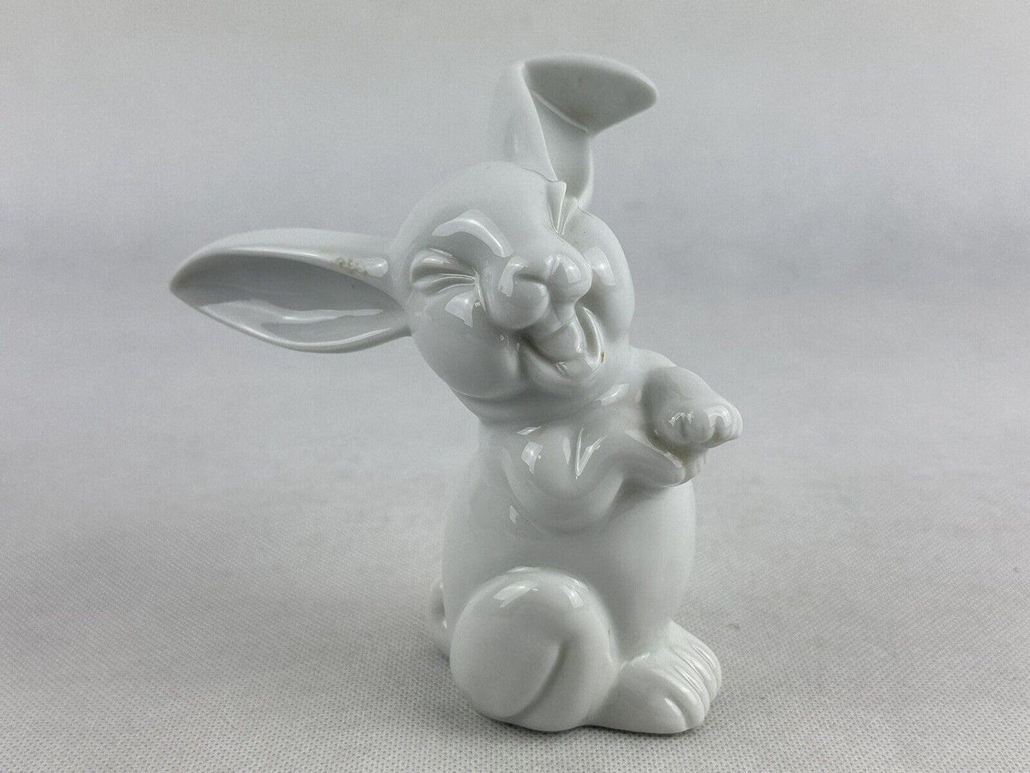 Bunny Figurine Laughing White Rabbit Classic Rose Collection Rosenthal Incl Box