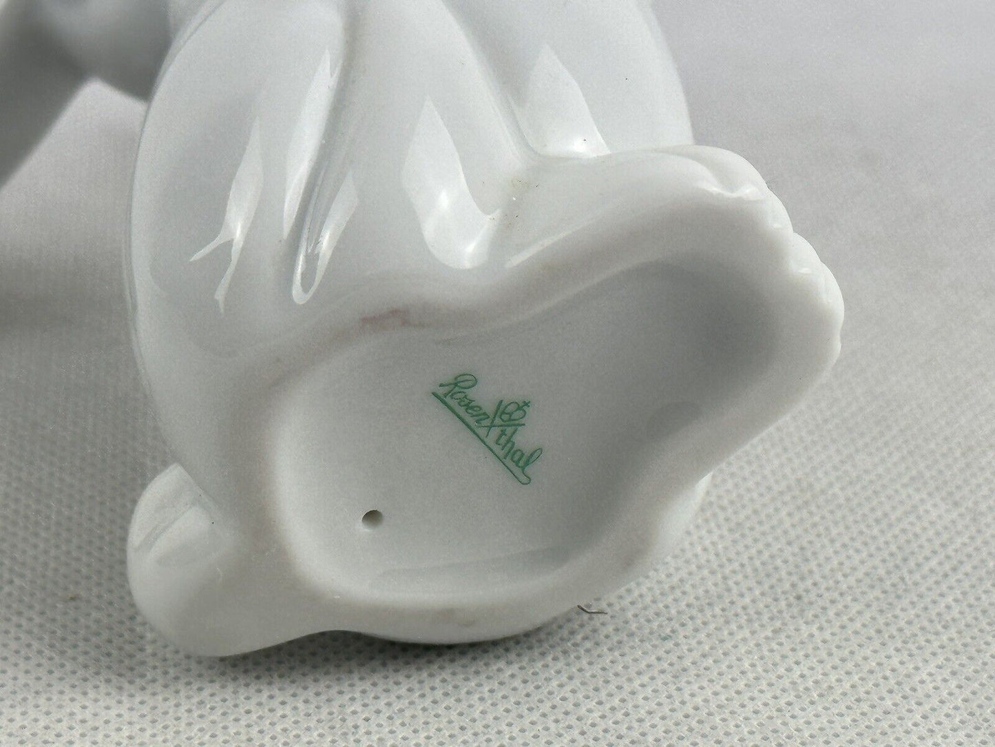 Bunny Figurine Laughing White Rabbit Classic Rose Collection Rosenthal Incl Box
