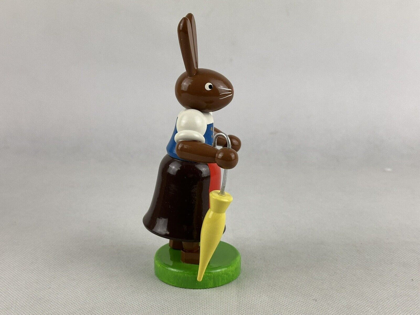 Christian Ulbricht Rabbit Bunny With Umbrella 6.2“ Seiffener Erzgebirge Germany