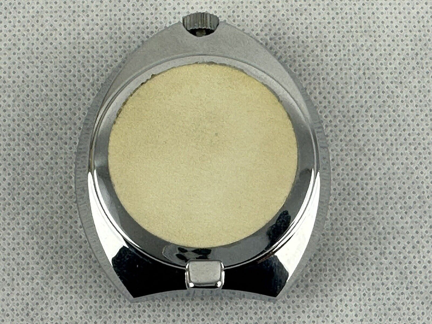 Vintage Cadenzia Pocket Metronome Neuchatel Swiss Made Silver Working