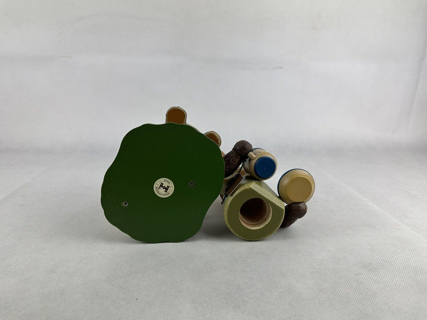 Hubrig Volkskunst Smoking Rabbit 12“  Easter Erzgebirge Germany Handmade