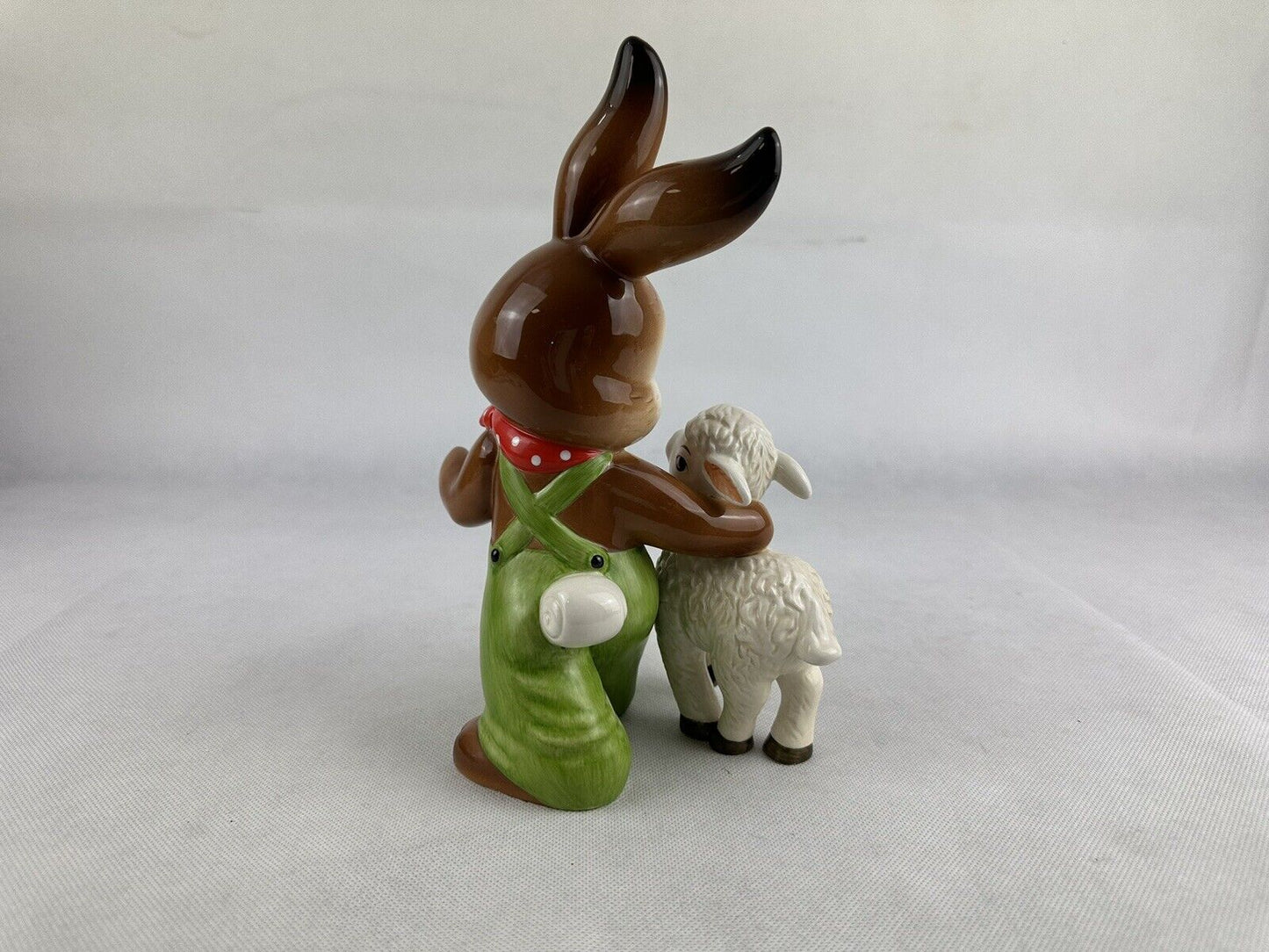 Goebel Rabbit Weggefährten companions 10.2“ Porcelain Germany Easter Collection