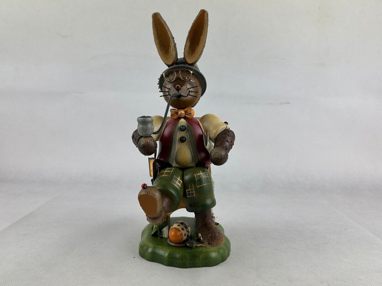 Hubrig Rabbit Smoker Erzgebirge Germany in original Box Handmade