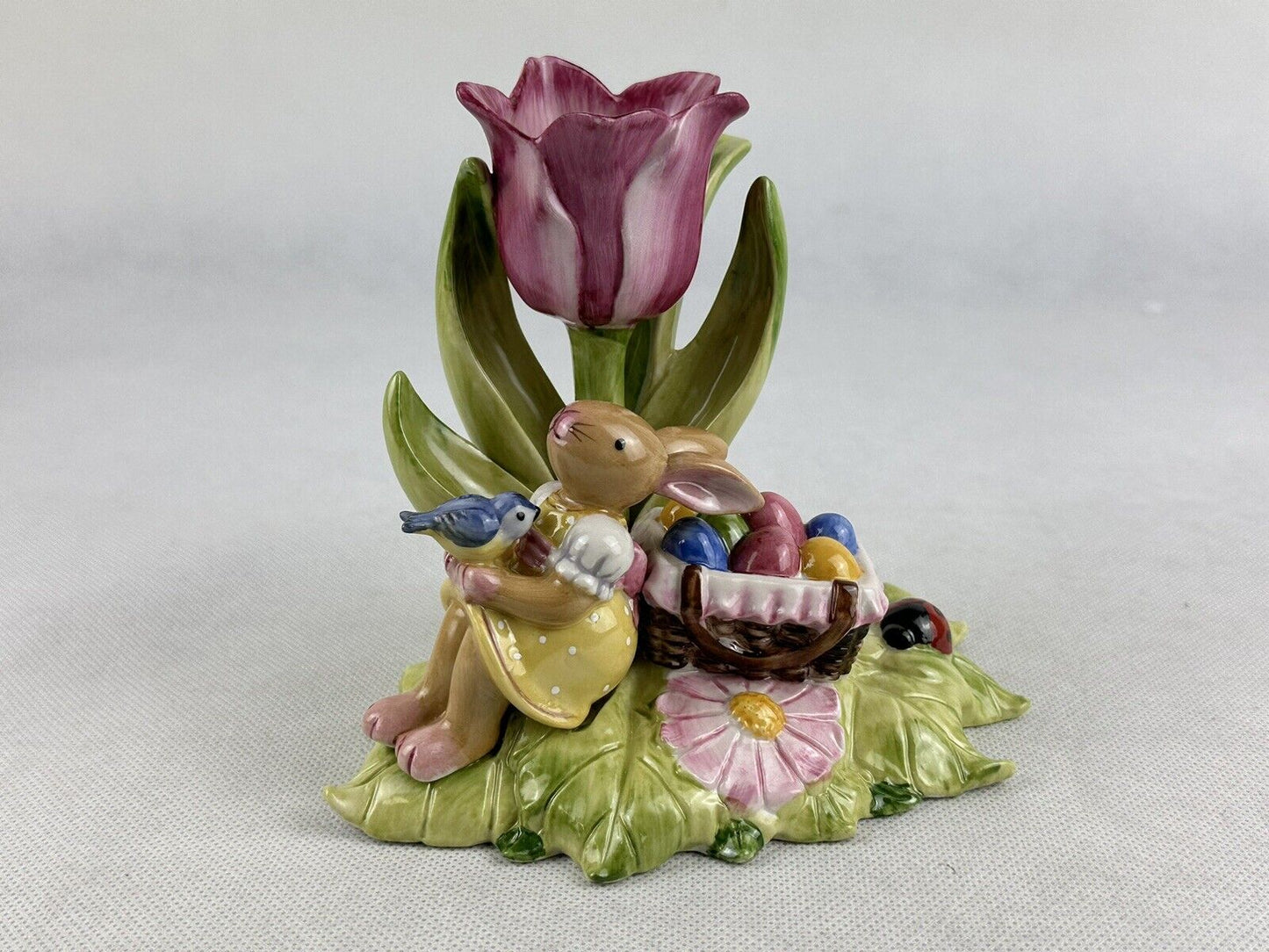 Villeroy Boch Easter Bunny Under Tulip 5.1“ Incl. Original Box Germany
