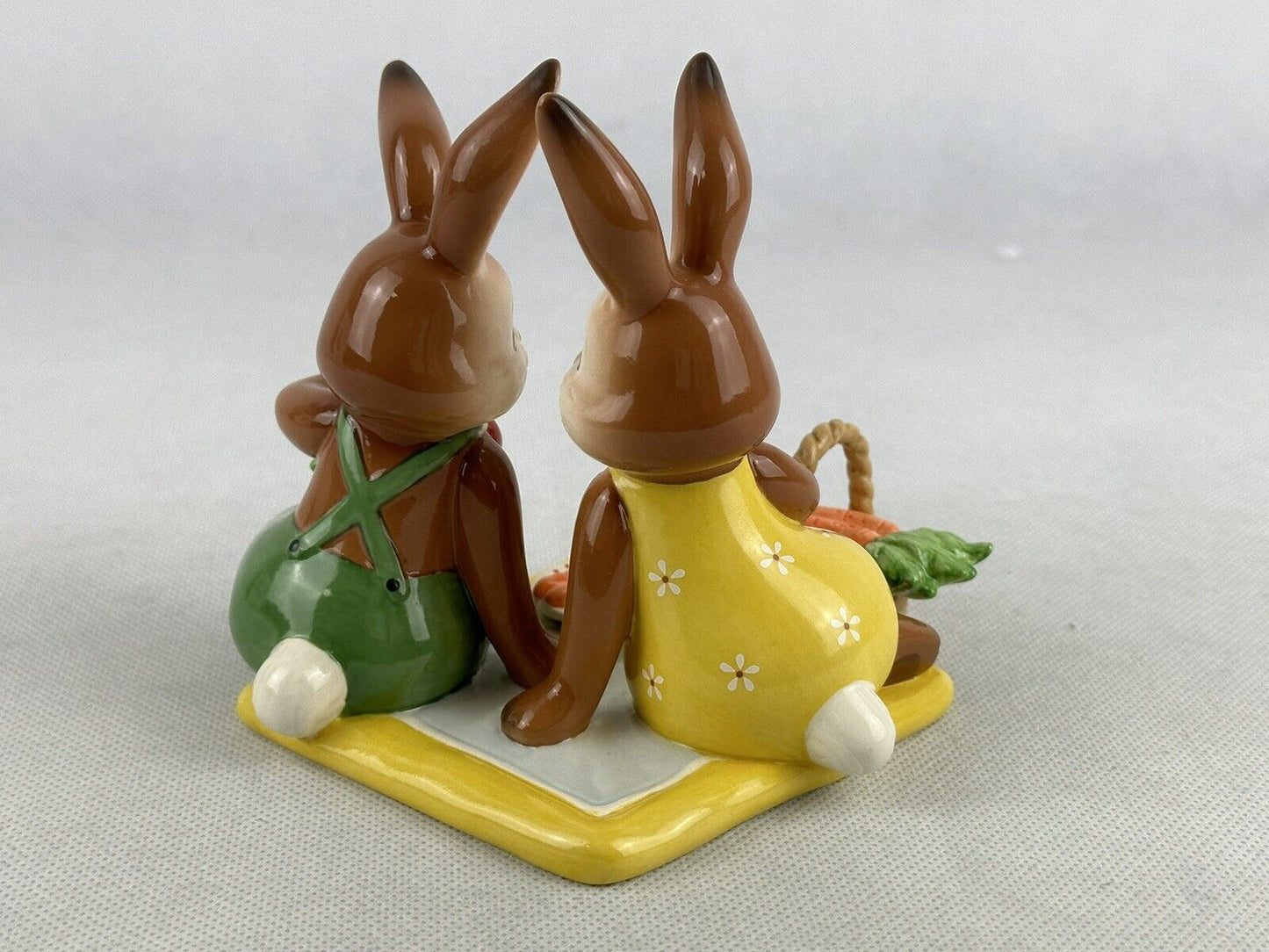 Goebel Bunny’s Picnic Rabbits Picknick Zu Zweit 4.3“ Incl. Original Box Germany