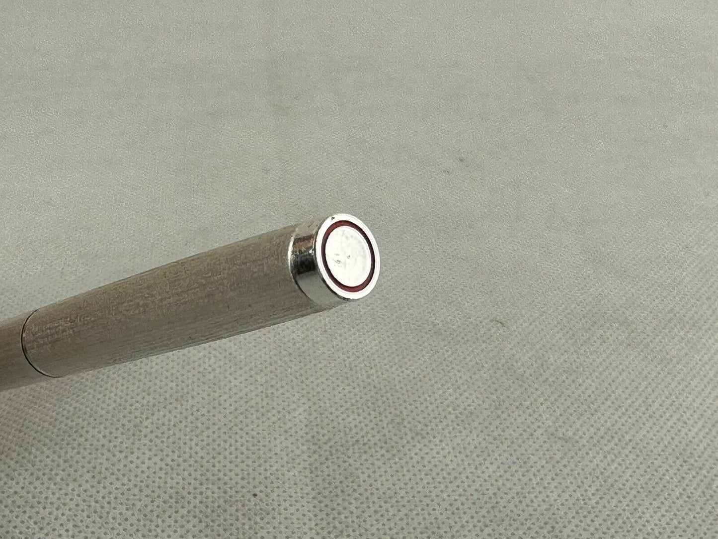 Rotring 2x Ballpoint Pens Silver Metal Brushed Incl. Original Box Vintage