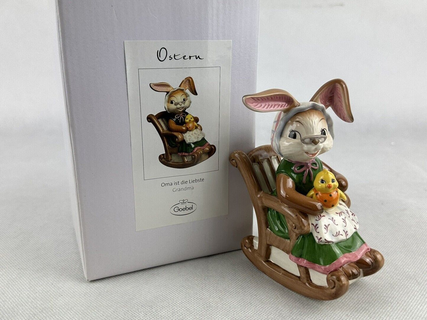 Goebel Easter Bunny Grandma Oma Ist Die Liebste 5.1“ Incl. Original Box Germany