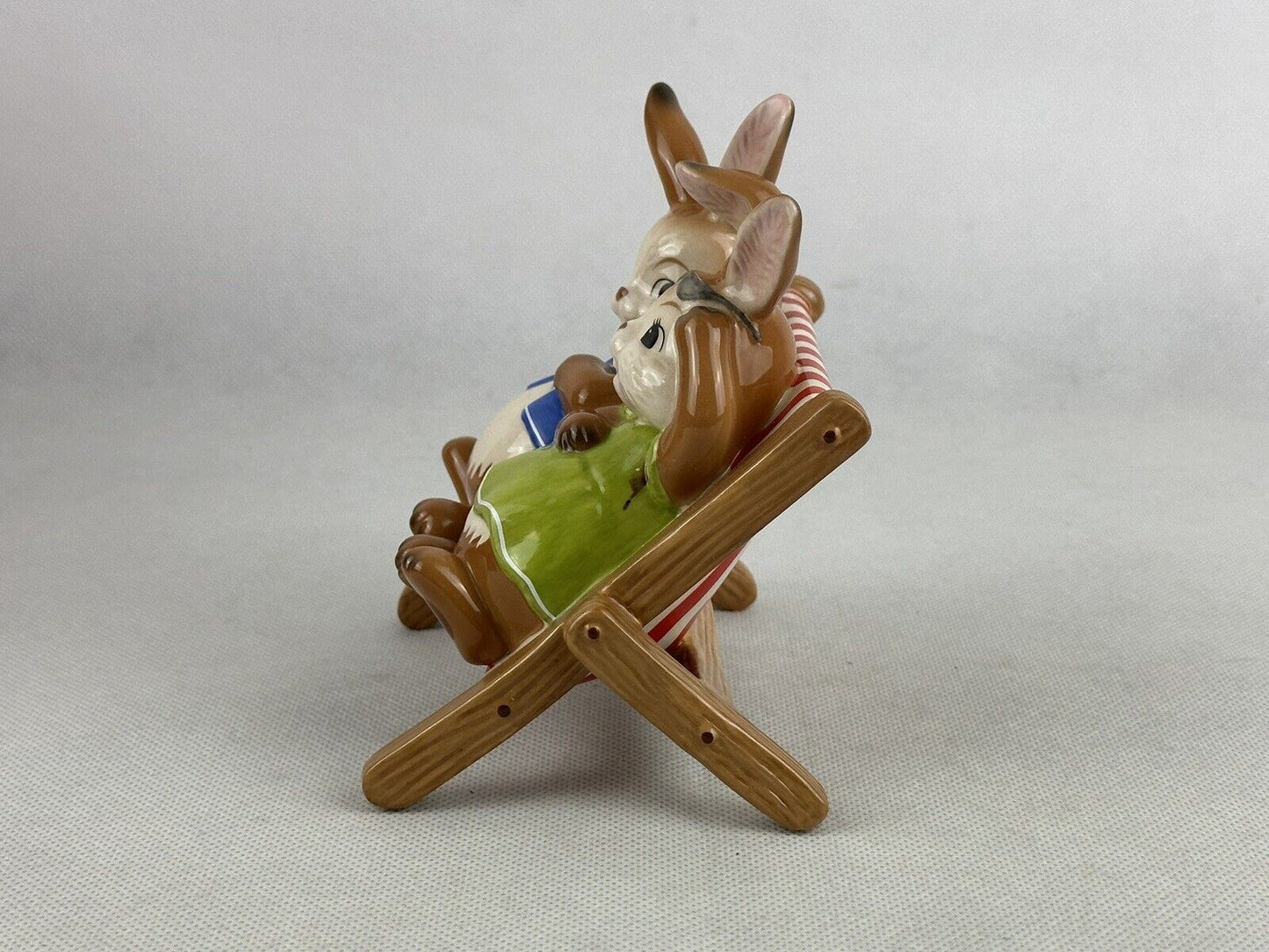 Goebel Easter Great Weather Today Rabbits 4.7“ With Goebel Box Porcelain Germany