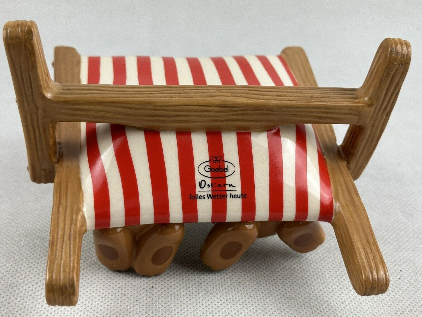 Goebel Easter Great Weather Today Rabbits 4.7“ With Goebel Box Porcelain Germany